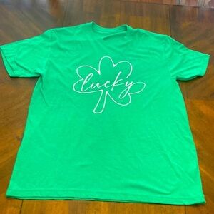 Lucky green top womens XL no tag